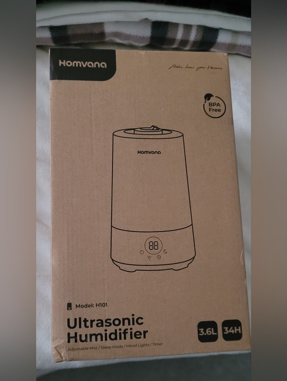 Homvana Cool Mist Humidifier